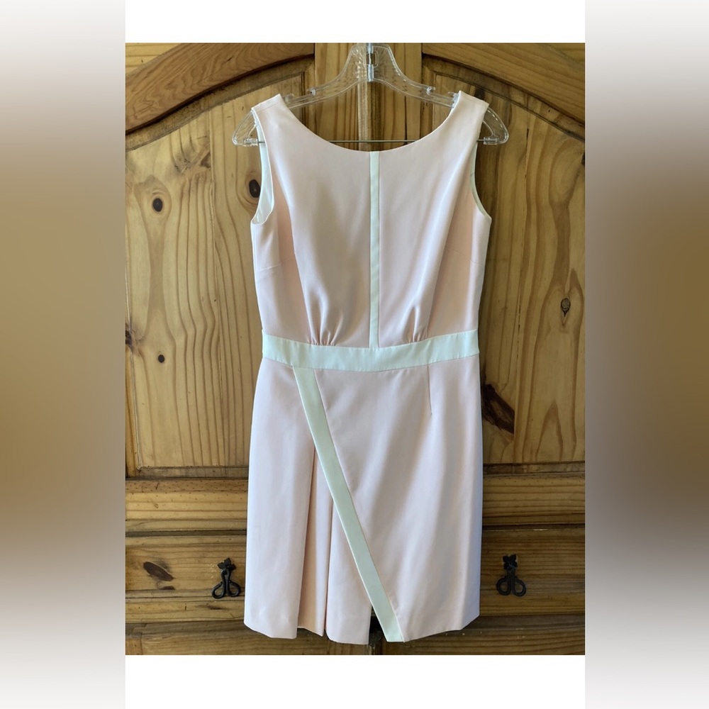 Women’s Laura Bernal pink white sleeveless tank dress size 38 (8)